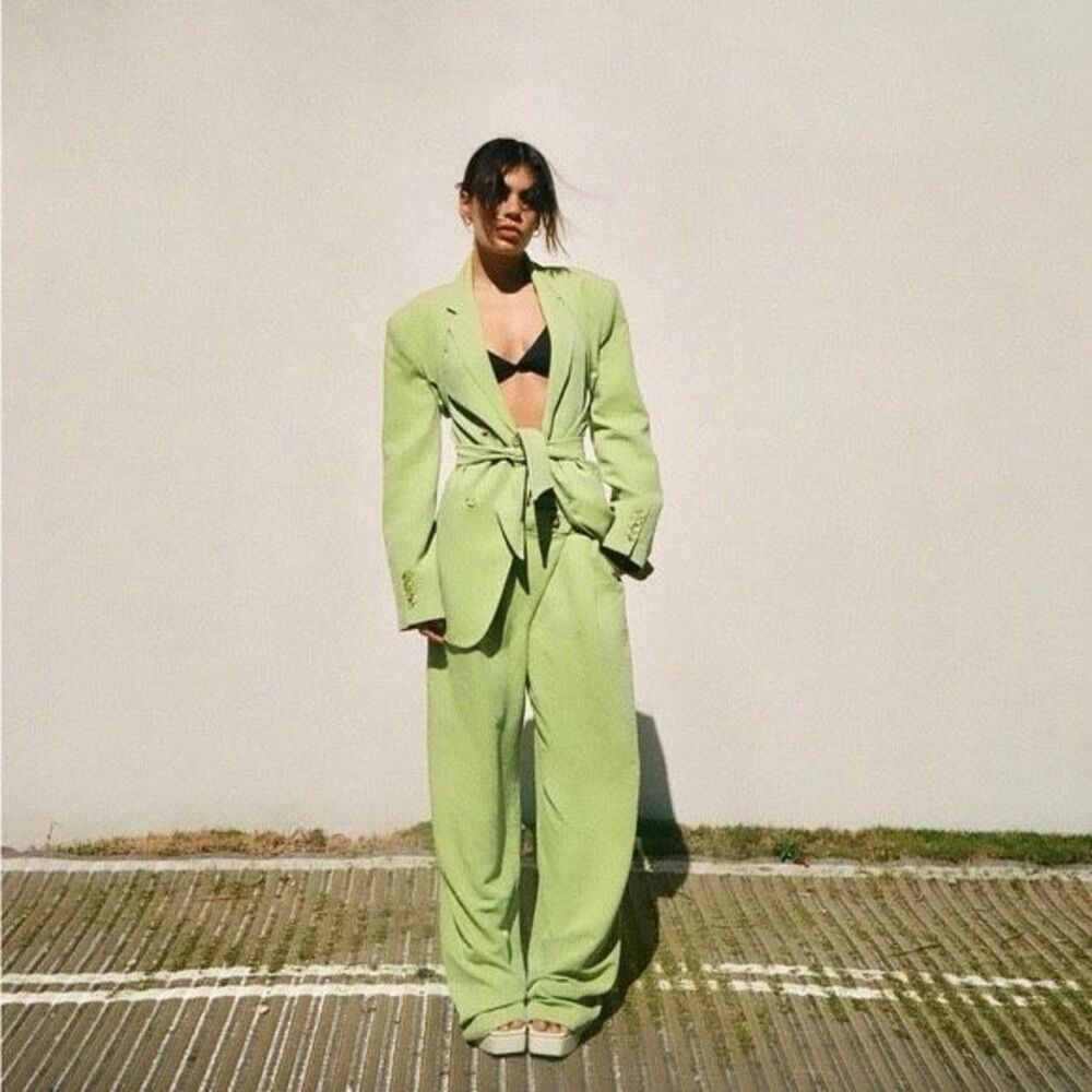 ✨Zara Pistachio Green Multi-Ways Sz XS Blazer✨